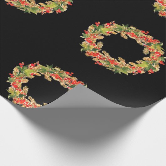 Kerst Kaart! Cadeaupapier (Hoek)