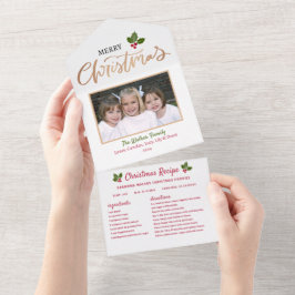 Kerst Kaart Classic Recept Foto Kerst