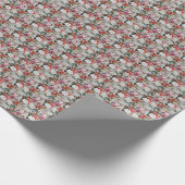Kerst Kaart Collage Cadeaupapier (Hoek)