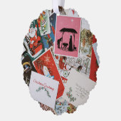 Kerst Kaart Collage Ornament Kaart (Links)