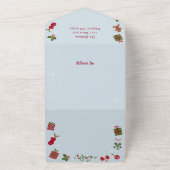 Kerst Kaart Collage Recept Foto Kerstmis (Buitenkant)