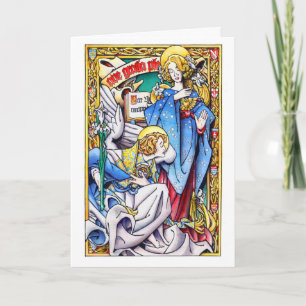 Kerst Kaart: de aankondiging