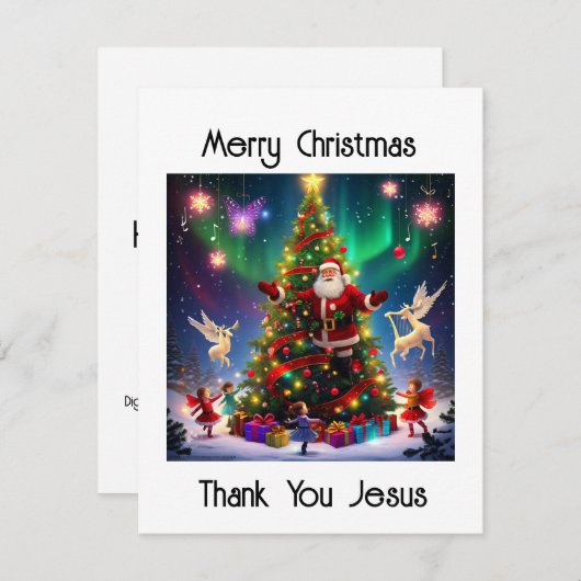 Kerst Kaart door James Michael Miller 8/12/2024 (Voorkant / Achterkant)