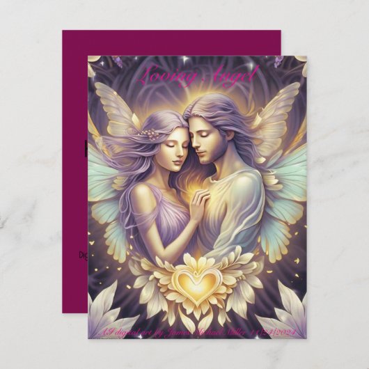 Kerst Kaart door James Michael Miller 8/12/2024 (Voorkant / Achterkant)