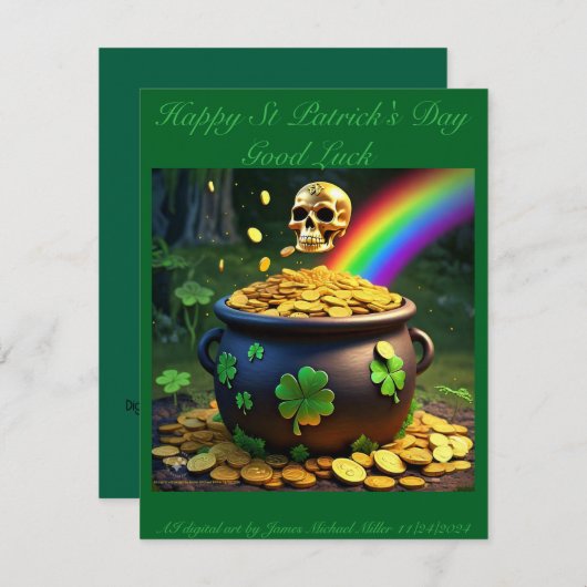 Kerst Kaart door James Michael Miller 8/12/2024 (Voorkant / Achterkant)