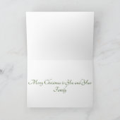 Kerst Kaart - Elegante krans (Binnen)