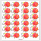 Kerst Kaart Envelop Stickers 24 Stuk (Vel)