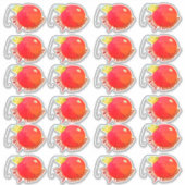 Kerst Kaart Envelop Stickers 24 Stuk (Voorkant)