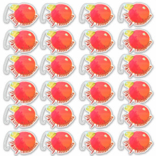 Kerst Kaart Envelop Stickers 24 Stuk