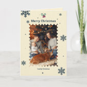 Kerst Kaart Geel (Voorkant)