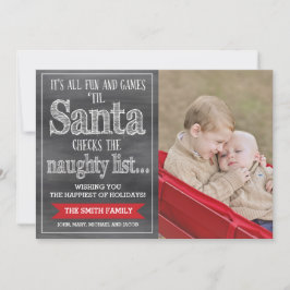 Kerst Kaart Grappig, Vakantie Fotokaart