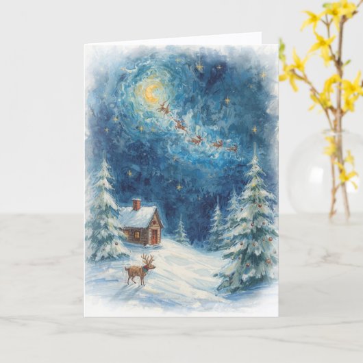 Kerst Kaart - Herinneringen (Gele Bloem)