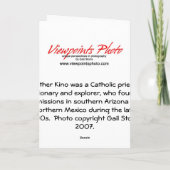 Kerst Kaart: het kerstfeest van vader Kino Feestdagen Kaart (Achterkant)