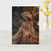 Kerst Kaart - Het seizoen voor Sparkle (Gele Bloem)