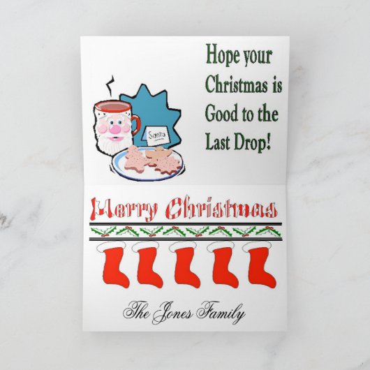 Kerst Kaart humoristisch (Binnen)