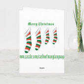 Kerst Kaart in het Italiaans (Achterkant)