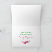 Kerst-Kaart in ontbijtkoek - Kind - Personeel Feestdagen Kaart (Binnen)