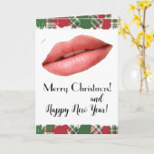 Kerst Kaart! Kaart (Gele Bloem)