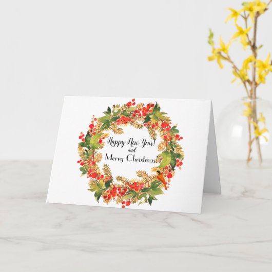 Kerst Kaart! Kaart (Gele Bloem)