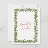 Kerst Kaart "Kerstwensen" (Voorkant)