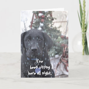 Kerst Kaart ~ Labrador Puppy