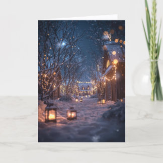 Kerst Kaart - Licht, Helder en Wit