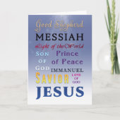 Kerst Kaart Licht van de Wereld (Voorkant)