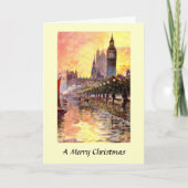 Kerst Kaart - Londen, Westminster (Voorkant)