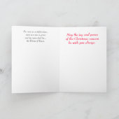 Kerst Kaart--Madonna & Kind Feestdagen Kaart (Binnen)