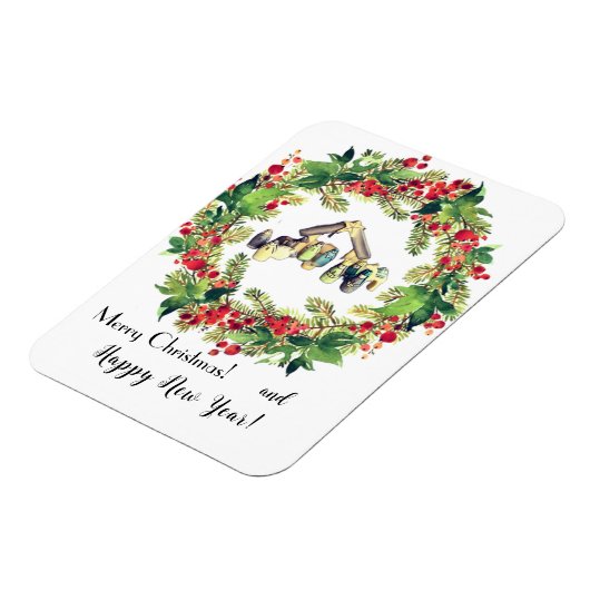 Kerst Kaart! Magneet (Linkerzijde)