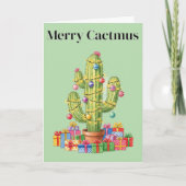 Kerst Kaart - Merry Cactmus (Voorkant)