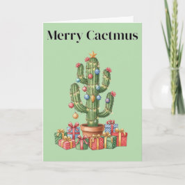 Kerst Kaart - Merry Cactmus