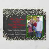 Kerst Kaart met één familiefoto (Voorkant / Achterkant)