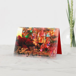 Kerst kaart met kerstgroet