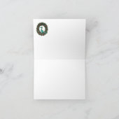 Kerst Kaart met leuke draken (Binnen)