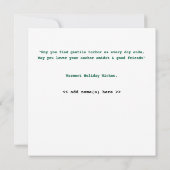 Kerst Kaart met nautisch thema (Achterkant)