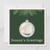 Kerst Kaart met nautisch thema (Voorkant)