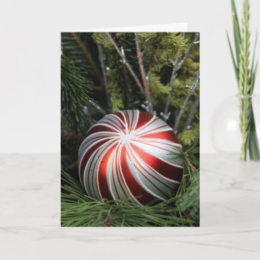 Kerst Kaart met Ornament (Voorkant)