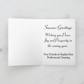 Kerst Kaart met Ornament (Binnen)