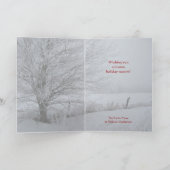 Kerst Kaart met oude tractor (Binnen)