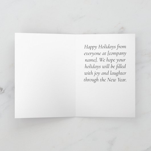 Kerst Kaart met rode kardinaal (Binnen)