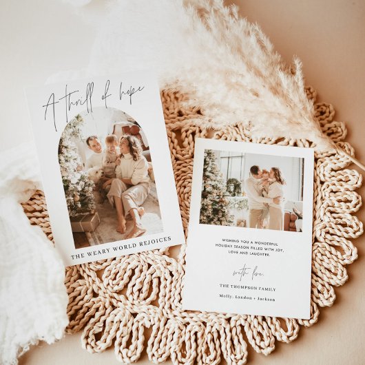 Kerst Kaart | Moderne vakantie, een sensatie van h