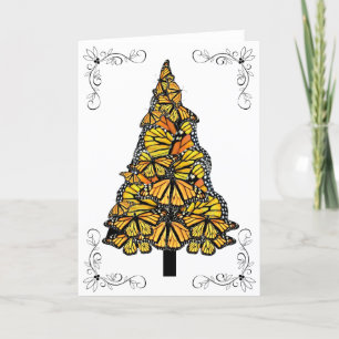 Kerst Kaart Monarch Kerstboom
