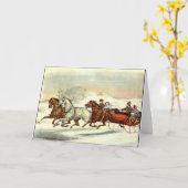 Kerst Kaart: net voor de impact. Kaart (Gele Bloem)