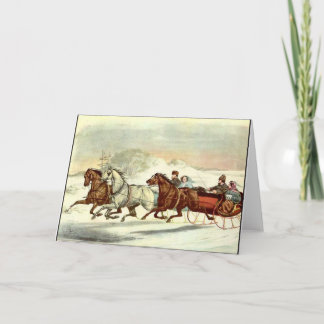 Kerst Kaart: net voor de impact. Kaart