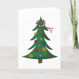 Kerst Kaart - Oekraïens Vinok