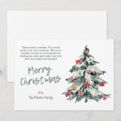 Kerst Kaart Online Wenskaarten voor Kerstmis (Voorkant / Achterkant)