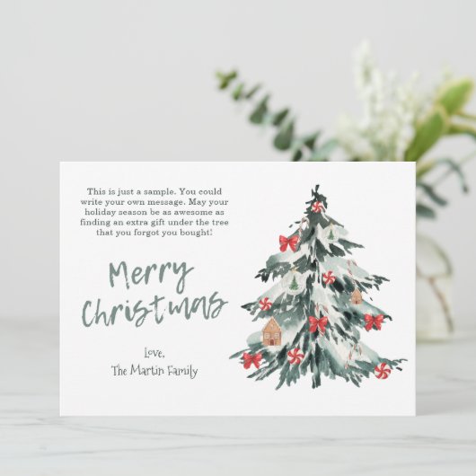 Kerst Kaart Online Wenskaarten voor Kerstmis (Staand voorkant)