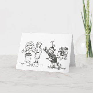 Kerst Kaart - Patrijs in een perenboom