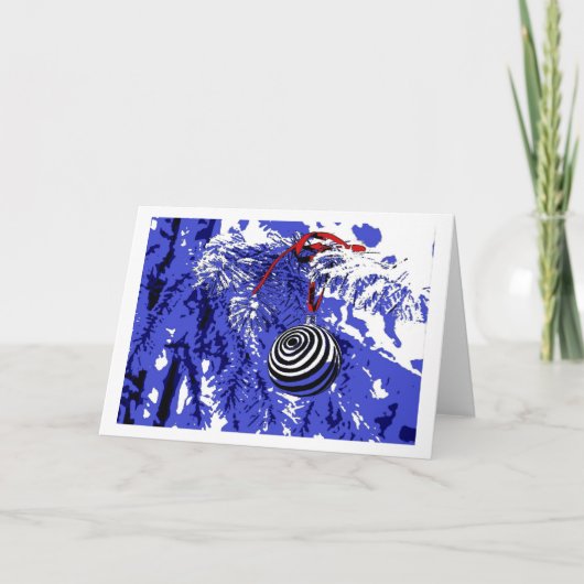 Kerst Kaart Pop Art (Voorkant)